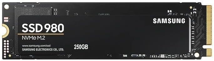 Samsung 980 250 GB PCIe 3.0 (up to 2,900 MB/s) NVMe M.2 Internal Solid State Drive (SSD) (MZ-V8V250BW)　内蔵SSD サムスン　【並行輸入品】
