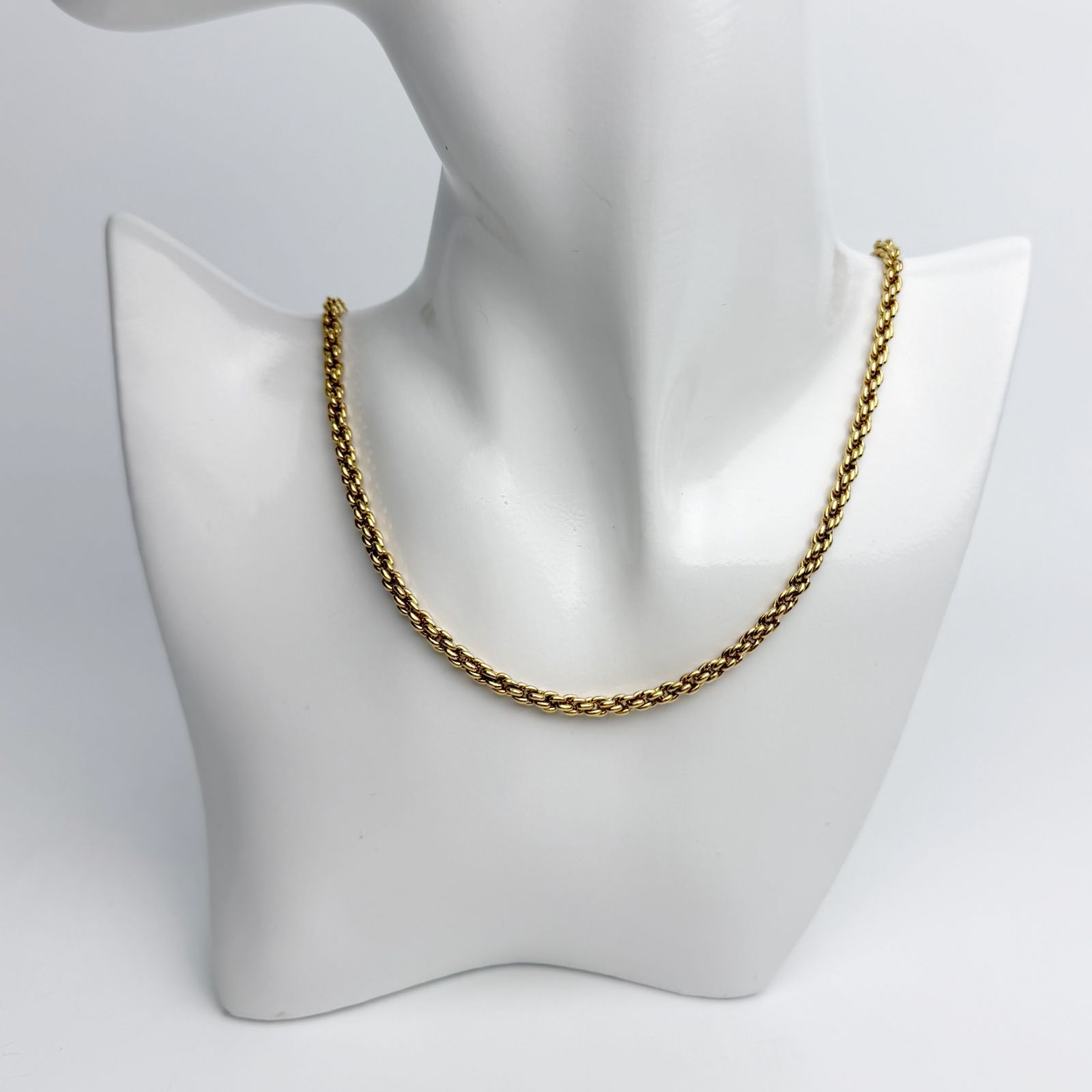 ディオール ツイストチェーン ネックレス 60cm Christian Dior 