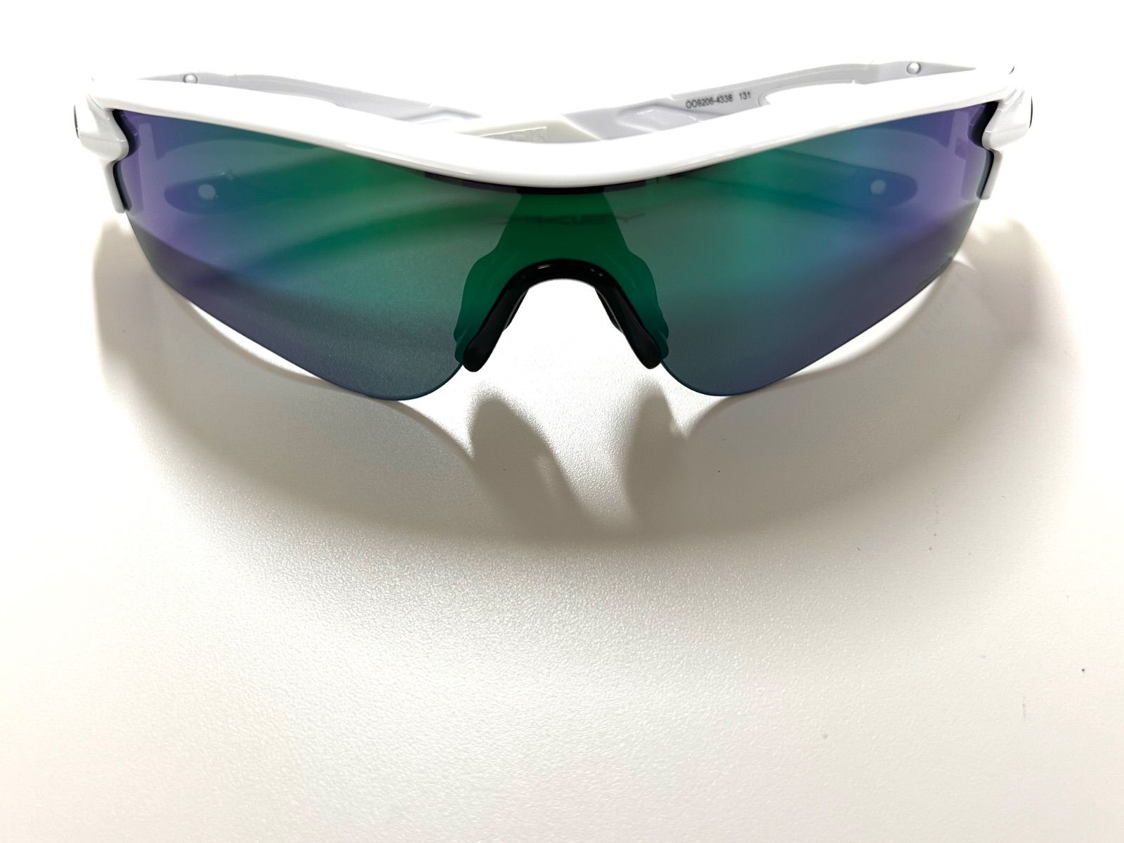 Oakley ミラーゴーグル グリーン/ホワイト OAKLEY オークリー RADARLOCK サングラス PRIZM ミラーレンズ ホワイト