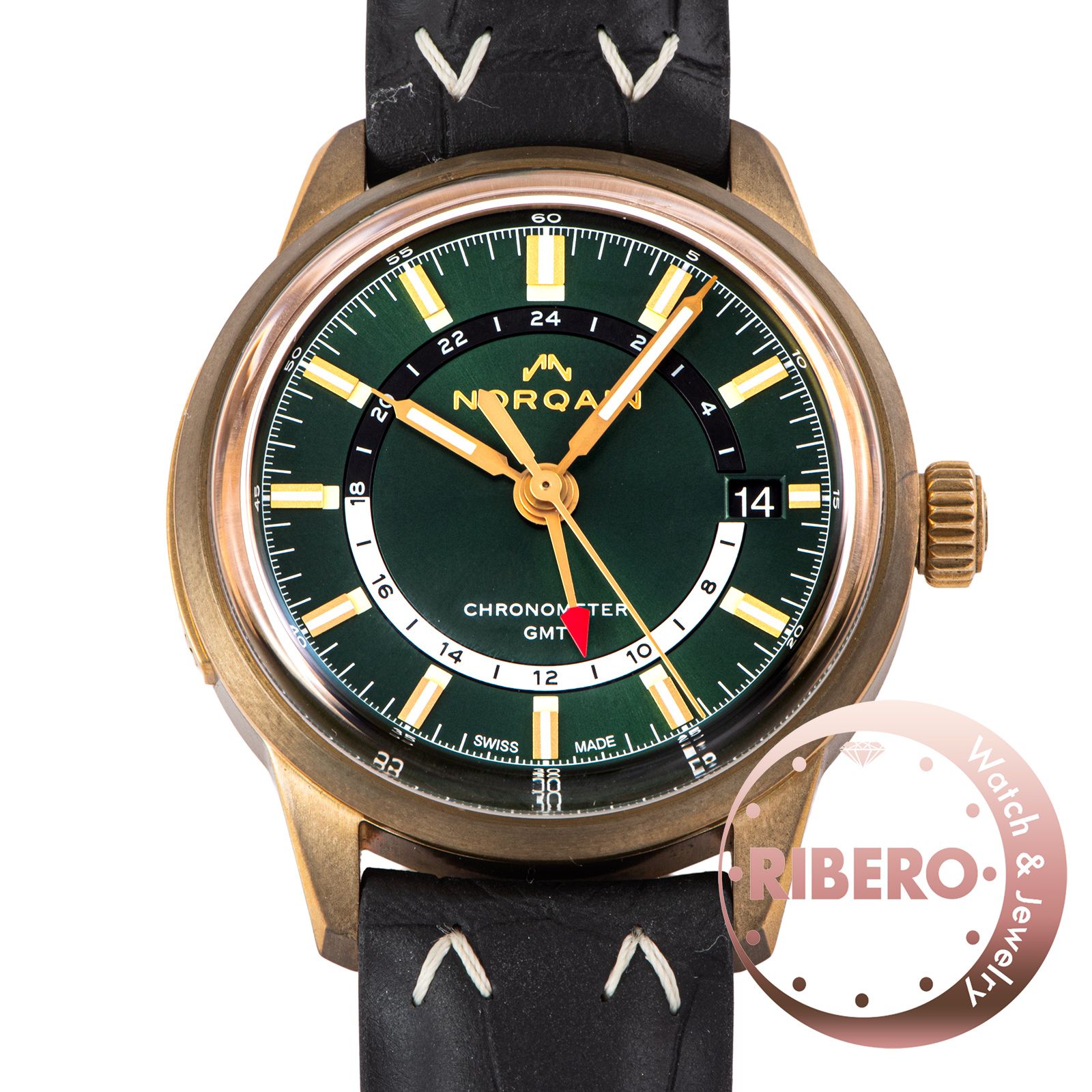NORQAIN ノルケイン フリーダム60 GMT リミテッドエディション NNZ2100ZG/E215/20BPR.18Z 限定300本 ブロンズ(シリコンアルミニウムブロンズ)【中古】