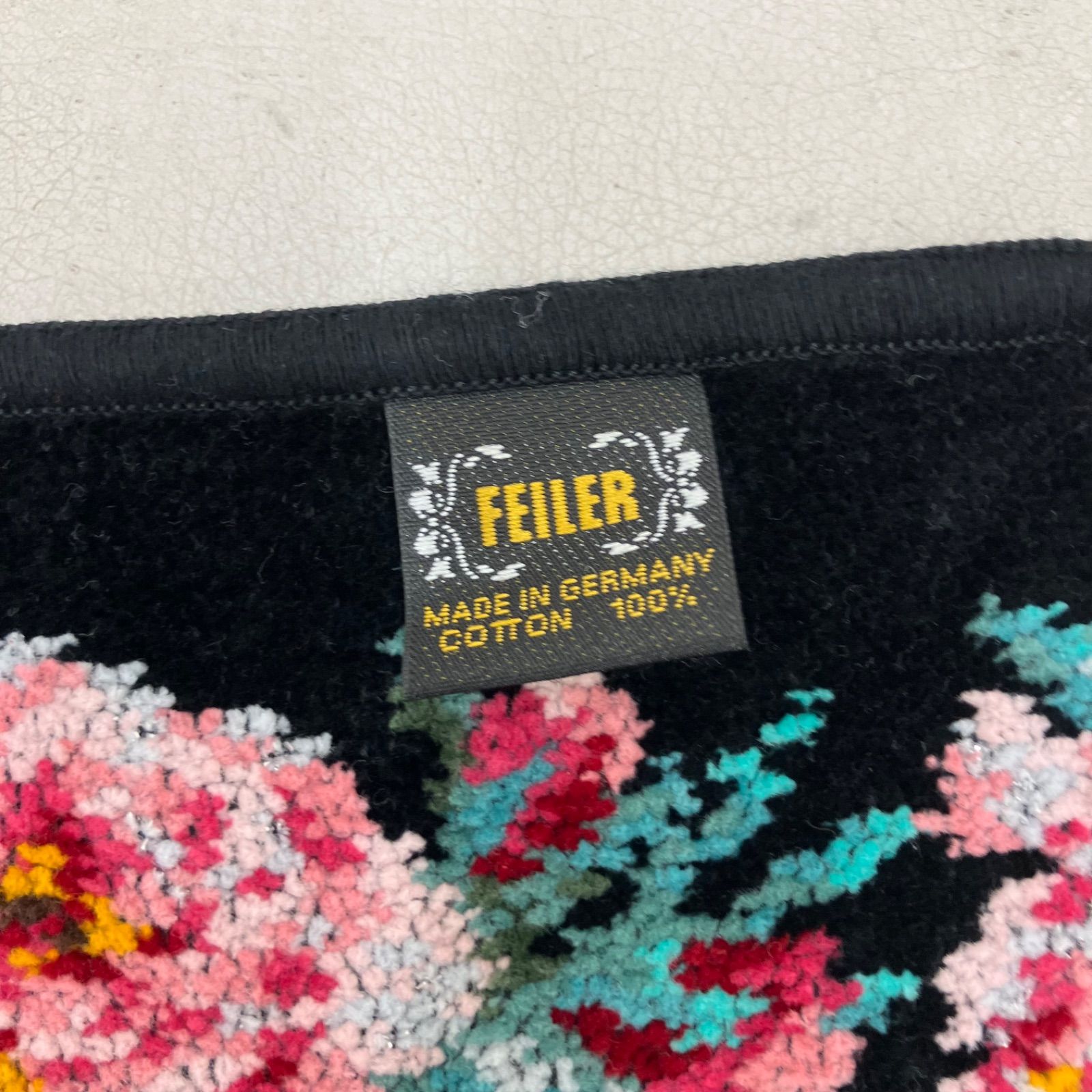 6049 FEILER フェイラー 新品未使用品 ハンカチ タオルハンカチ 花柄