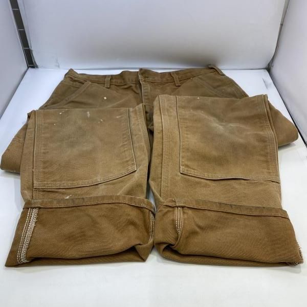 中古】Carhartt USA製 B01-BRN ダブルニー ペインターパンツ ブラウン