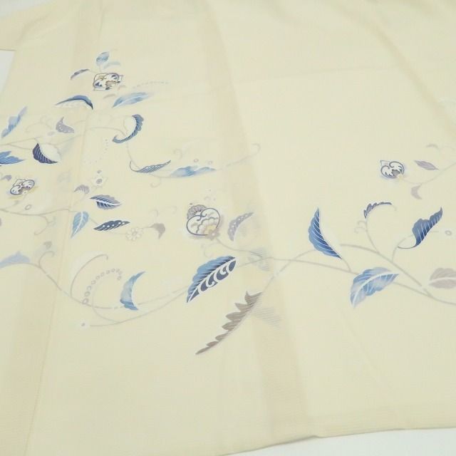 新品・夏訪問着】絽 金駒刺繍 夏着物 正絹 仕付け糸付 トールサイズ