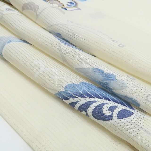 新品・夏訪問着】絽 金駒刺繍 夏着物 正絹 仕付け糸付 トールサイズ