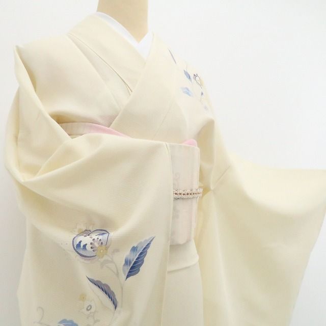 新品・夏訪問着】絽 金駒刺繍 夏着物 正絹 仕付け糸付 トールサイズ