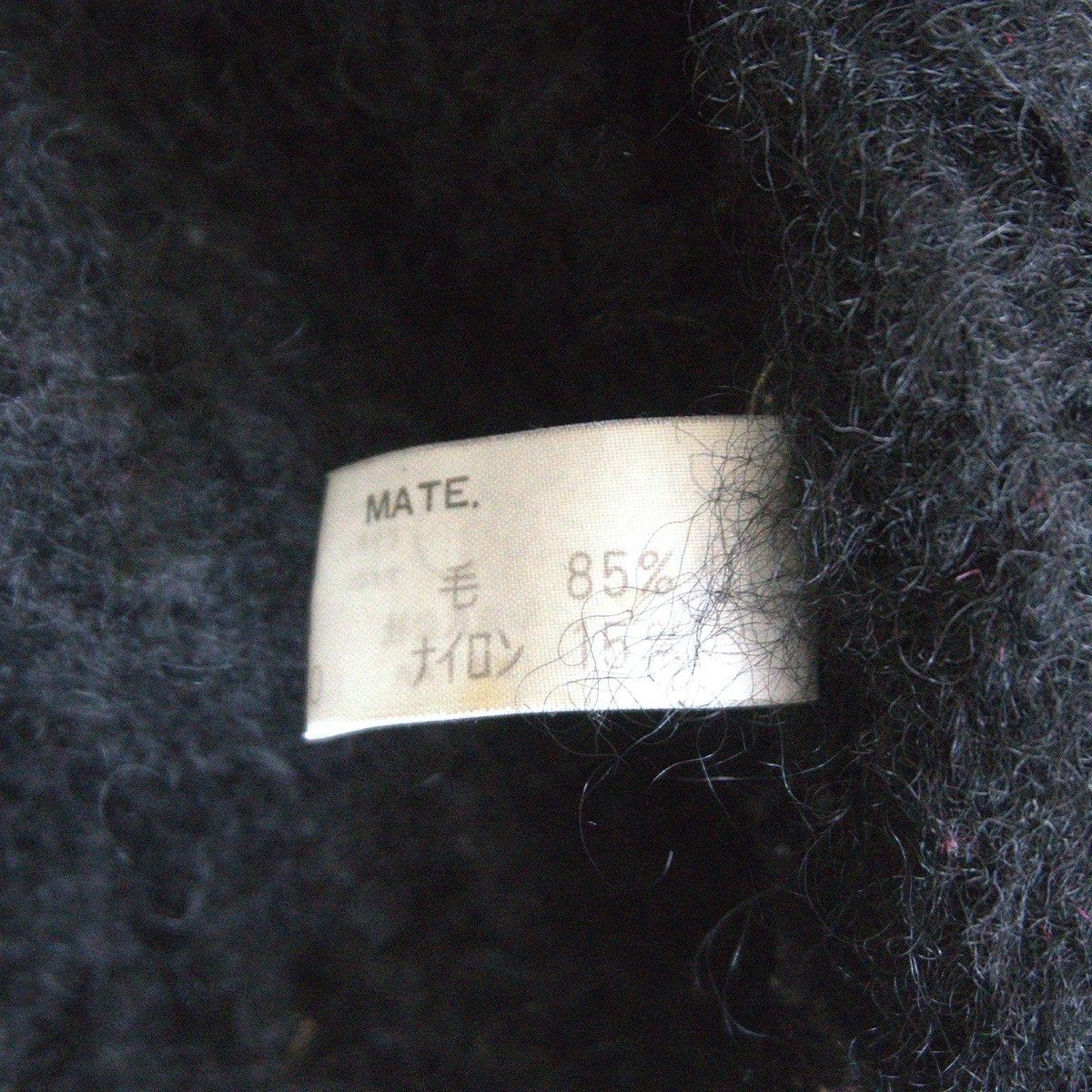 70S】 ISSEY MIYAKE 【変形パターン ニット ジャケット】ブラック 70