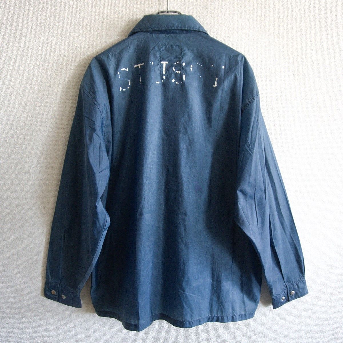 90s/USA製】OLD STUSSY【ナイロン スナップボタン ジャケット】 L