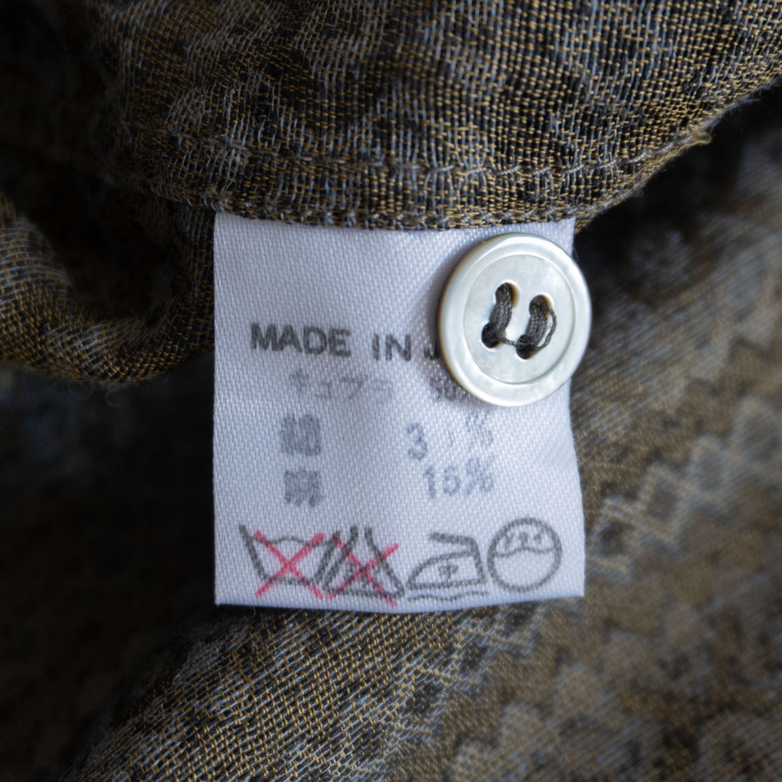 雰囲気抜群】Y's for men【オープンカラー オーバーシルエット シャツ