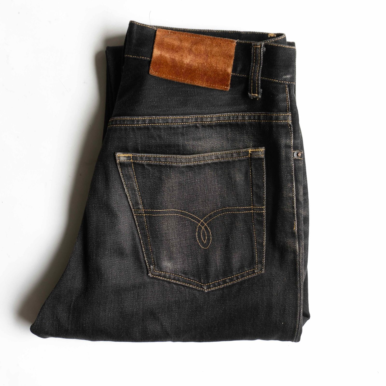雰囲気抜群】 RRL 【ブラック デニム パンツ】【アメリカ製】 ダブル