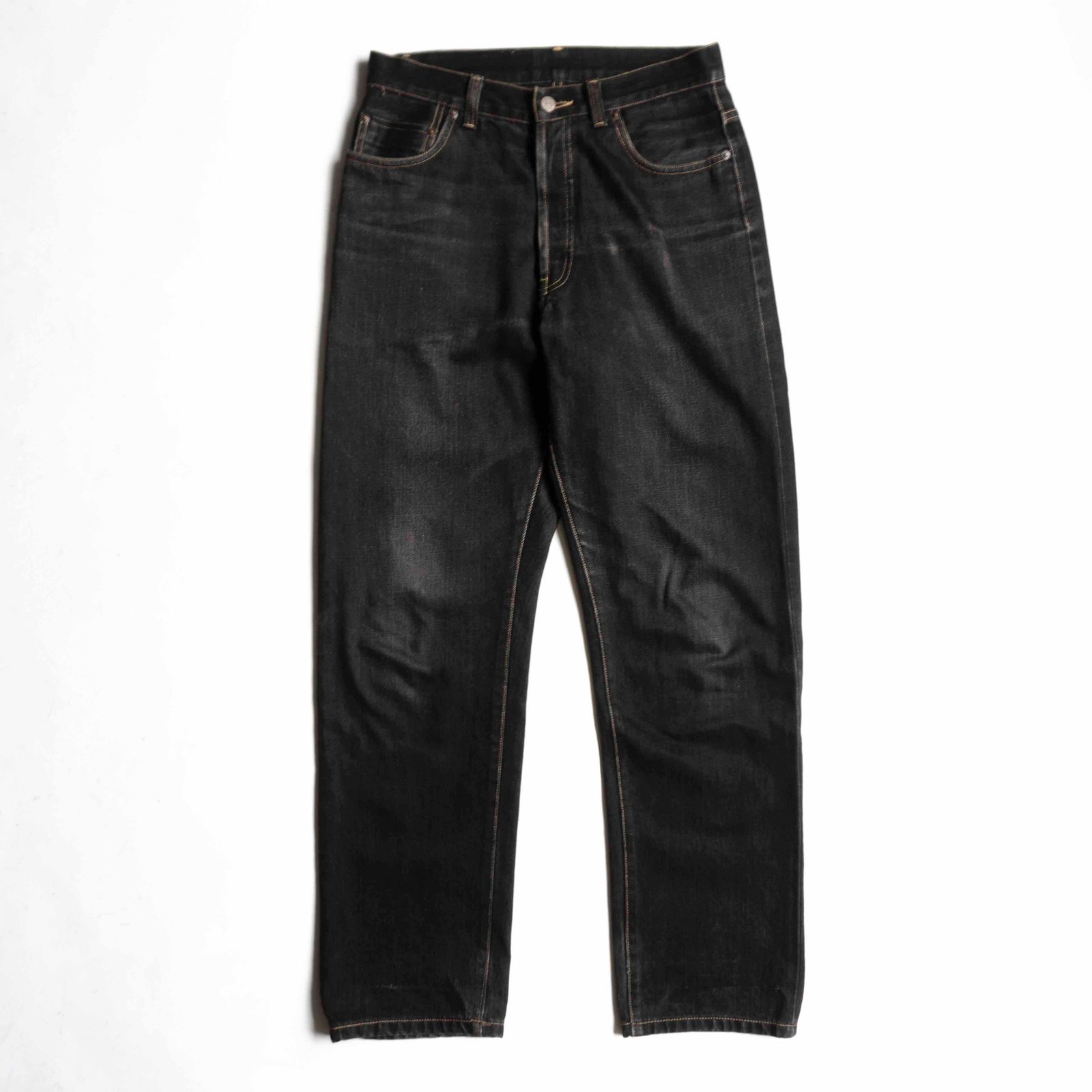 RRL ラルフローレン デニム 黒 雰囲気抜群】 RRL 【ブラック デニム パンツ】【アメリカ製】 ダブル