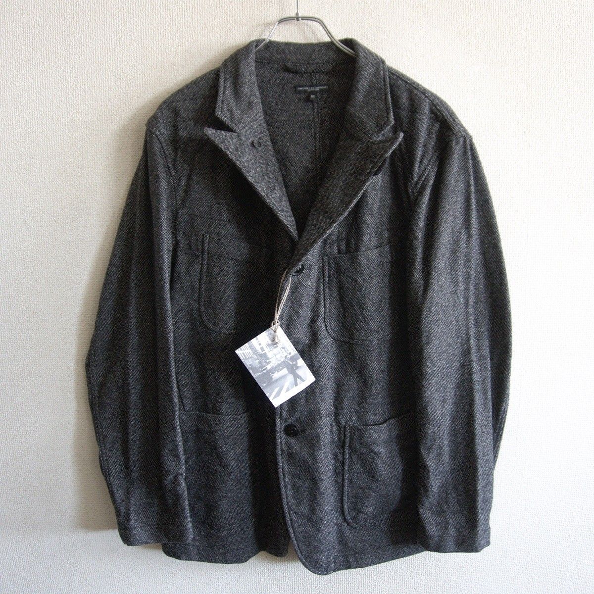 美品】Engineered Garments【BEDFORD JACKET】M グレー ツイードウール