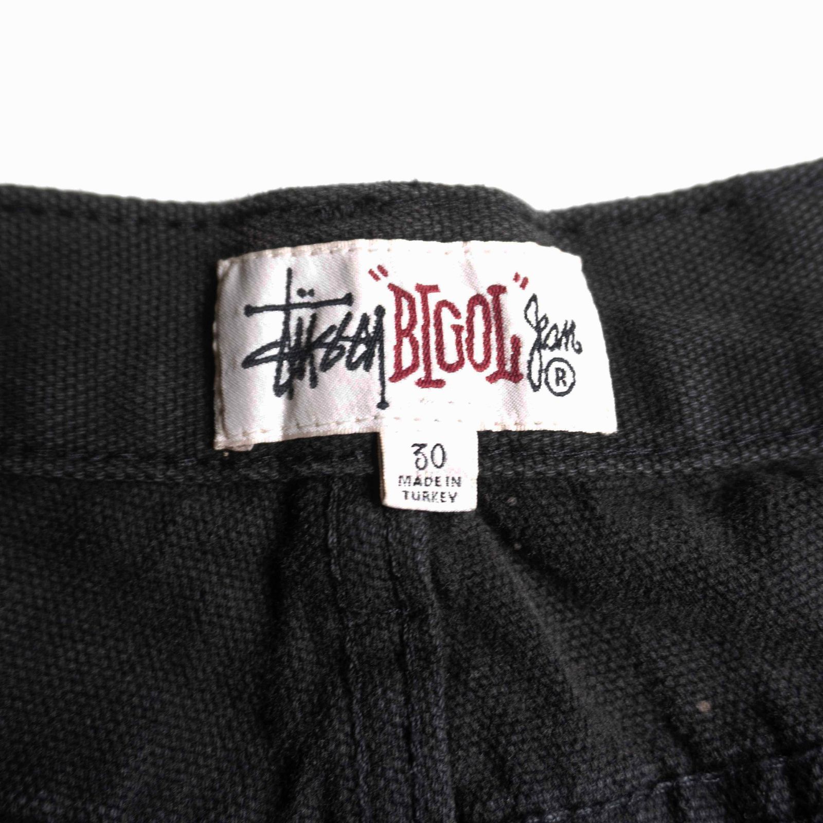 美品】 STUSSY 【Washed Canvas Big OL jean denim pant 116618】 30
