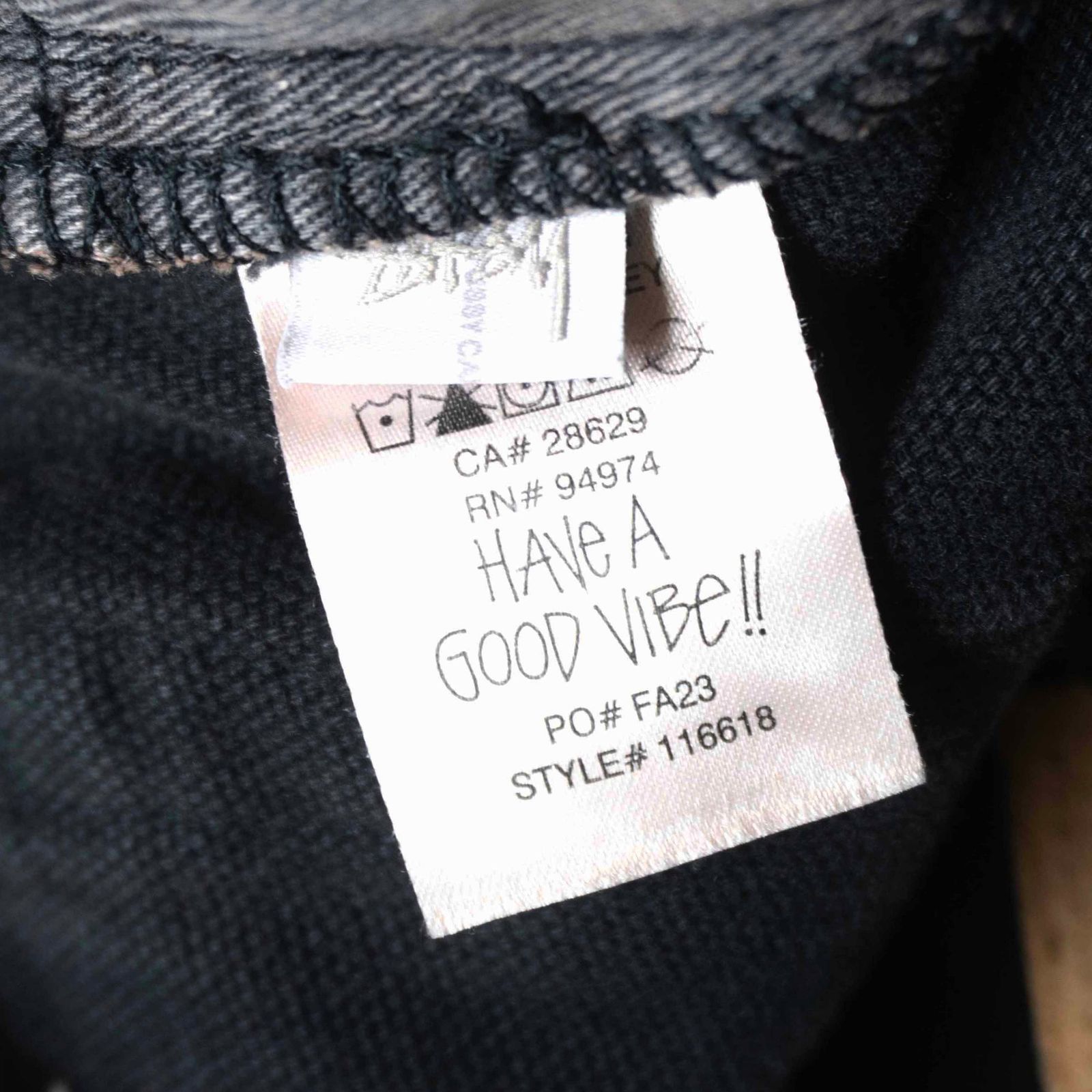 美品】 STUSSY 【Washed Canvas Big OL jean denim pant 116618】 30