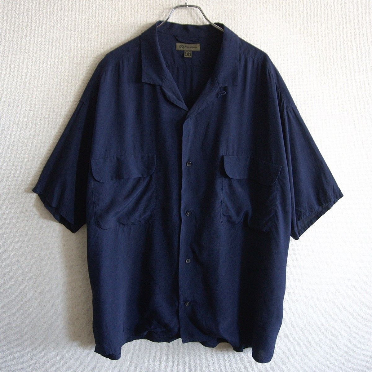 ビッグサイズ54】NIGEL CABOURN 【OPEN COLLAR SHIRT RAYON SULFUR DYE