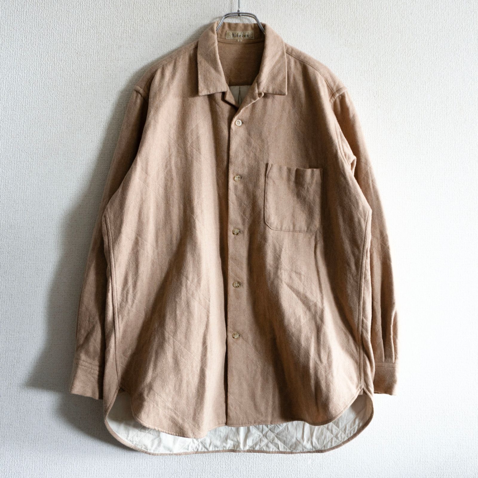 美品】Y's for men SHIRT【オーバーシルエット ウール シャツ】 YOHJI