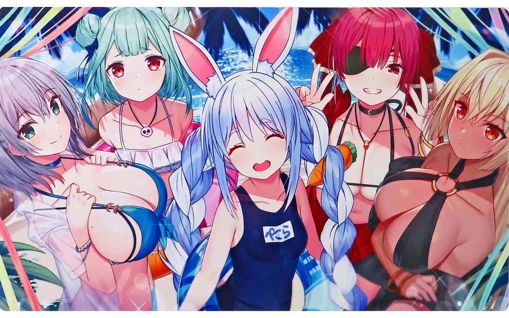 中古】サプライ 【ホロライブ】プレイマット 3期生(あくせま) C100/白