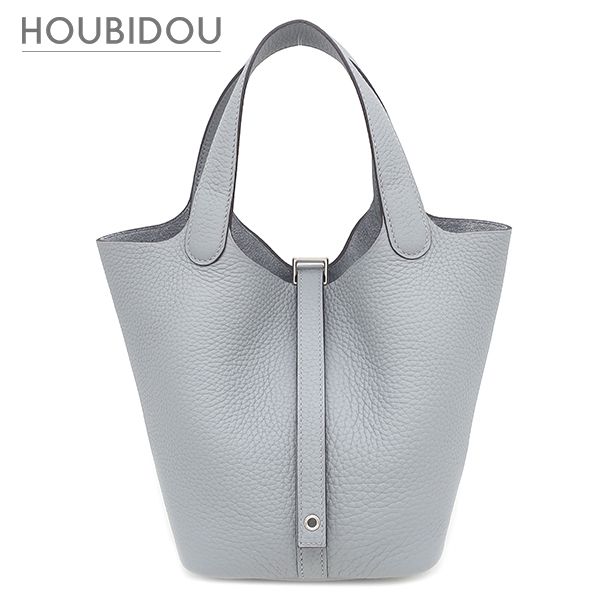 エルメス HERMES ハンドバッグ ピコタンロック 18 PM トリヨンクレマンス グリパンタン シルバー金具 新品 未使用 グレー 2025年製 K 【箱】【中古】