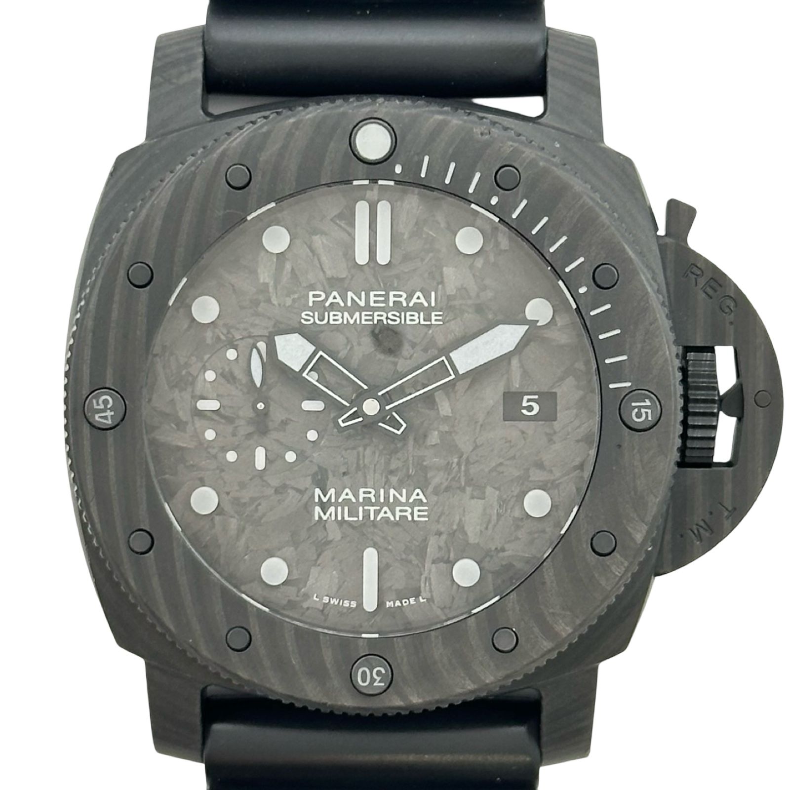パネライ PANERAI サブマーシブル マリーナ ミリターレ カーボテック PAM002979 ブラック カーボン 自動巻き メンズ 腕時計