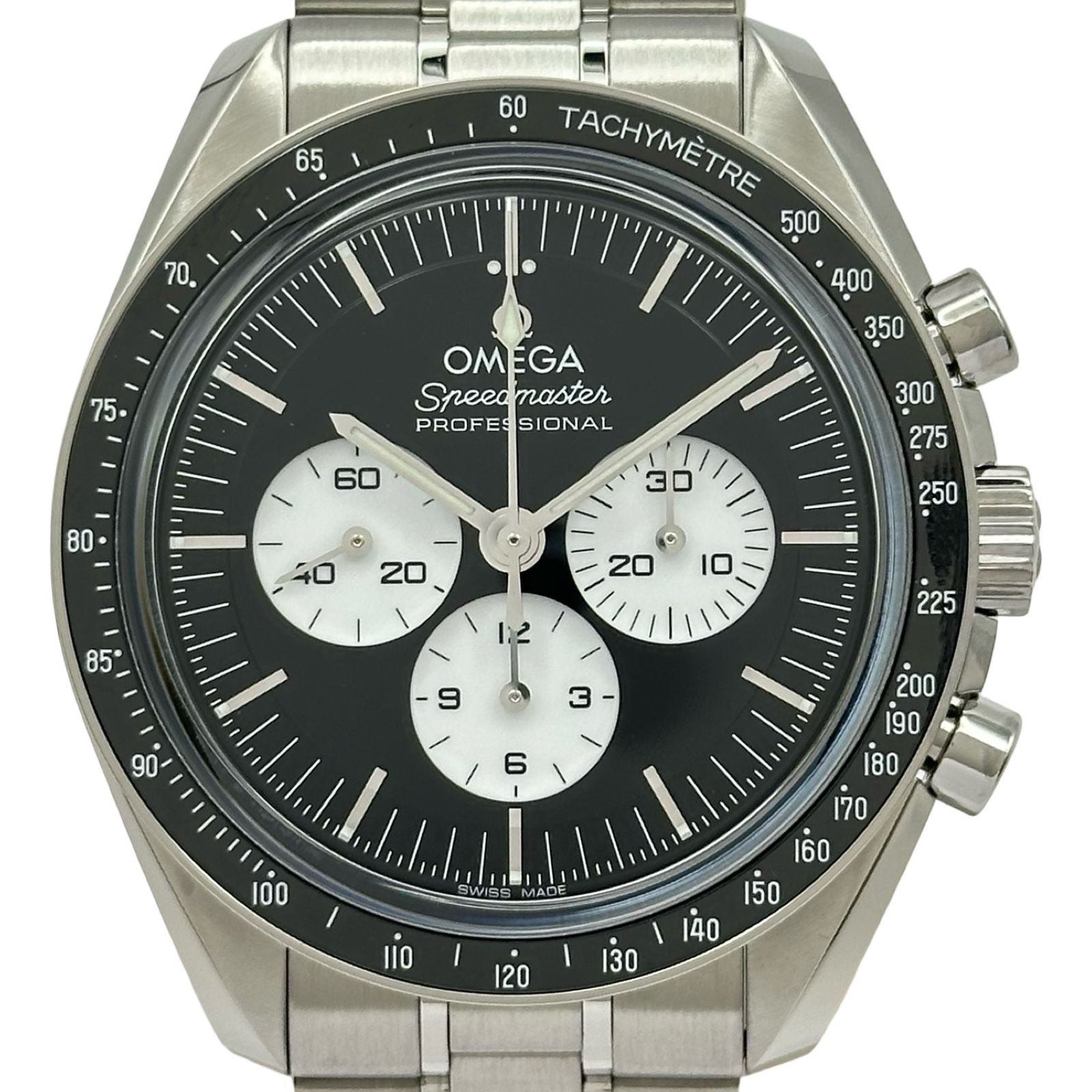 オメガ OMEGA スピードマスター マスタームーンウォッチ プロフェッショナル 310.30.42.50.01.004 ブラック ステンレススチール 手巻き メンズ 腕時計