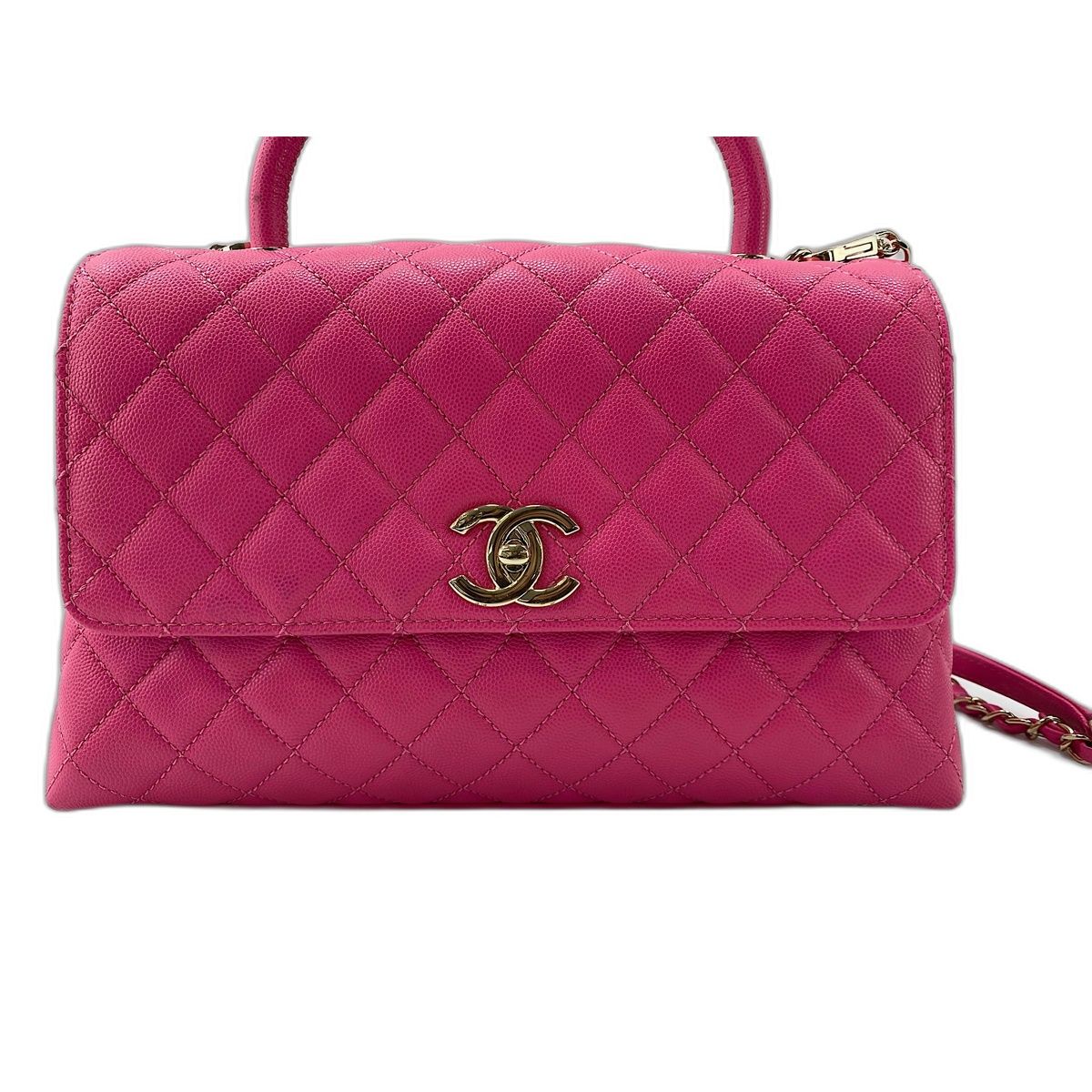 CHANEL シャネル ハンドバッグ ココハンドル マトラッセ【中古】