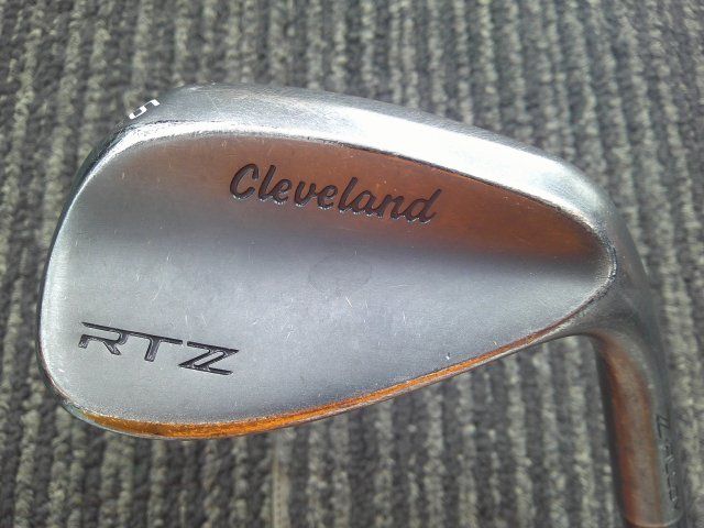 中古 ウェッジ クリーブランド RTZ BLACK SATIN 56-10/Dynamic Gold HT/S200/56[4832]■博多