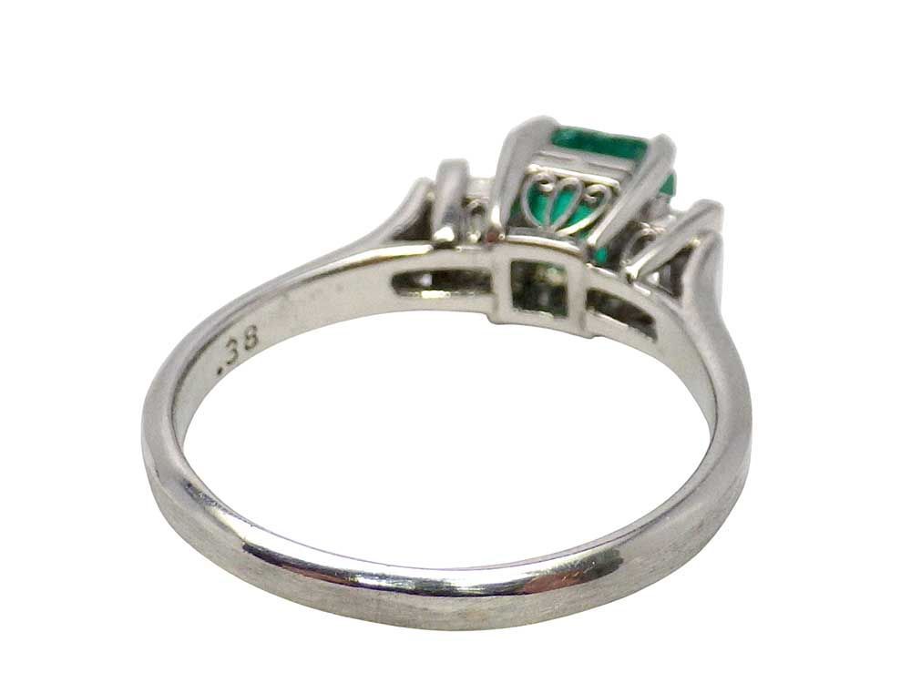 エメラルド ダイヤモンドリングPm900 5.17g 14.5号 Jewelry Emerald0