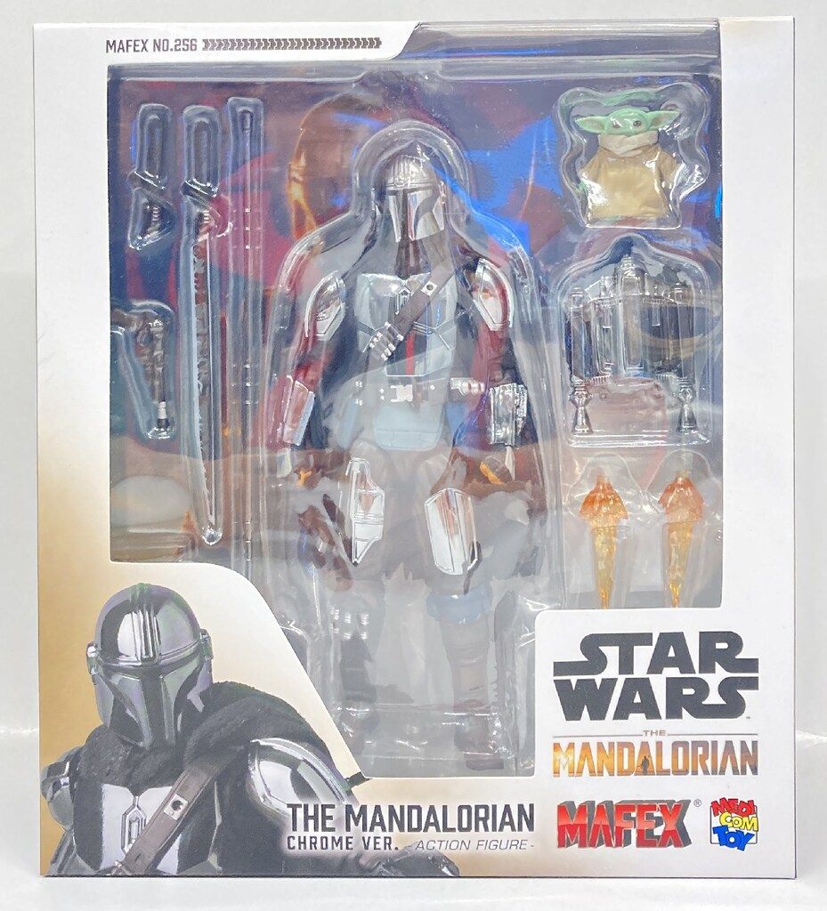 メディコム トイ MAFEX MANDALORIAN CHROME VER 256