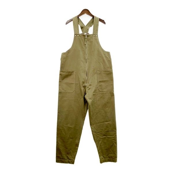 KAPTAIN SUNSHINE キャプテンサンシャイン オーバーオール サロペット つなぎ Deck Trousers メンズ サイズ32 カーキ ボトムス DM19852■