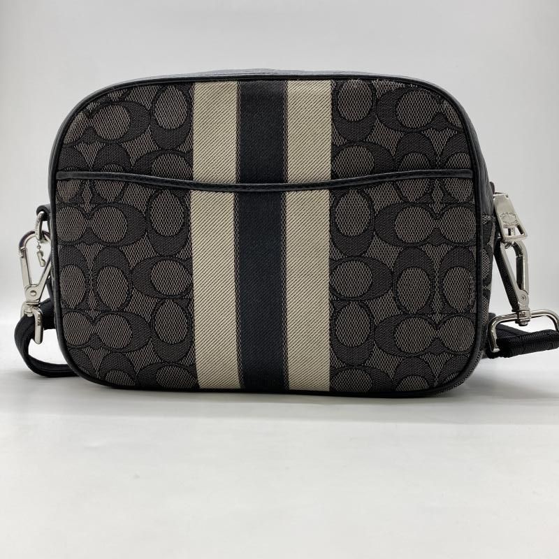 COACH シグネチャー ショルダーバッグ ブラック 中古】COACH シグネチャー ショルダーバッグ ブラック コーチ[24
