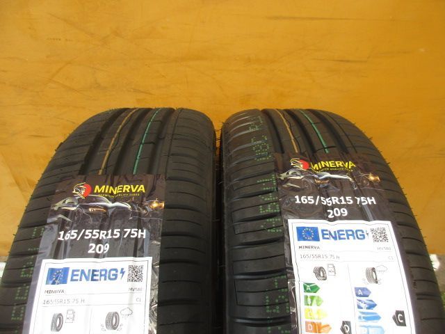 中古】 送料込み ホットスタッフ プレシャス 165/55R15 ラヂアルタイヤ