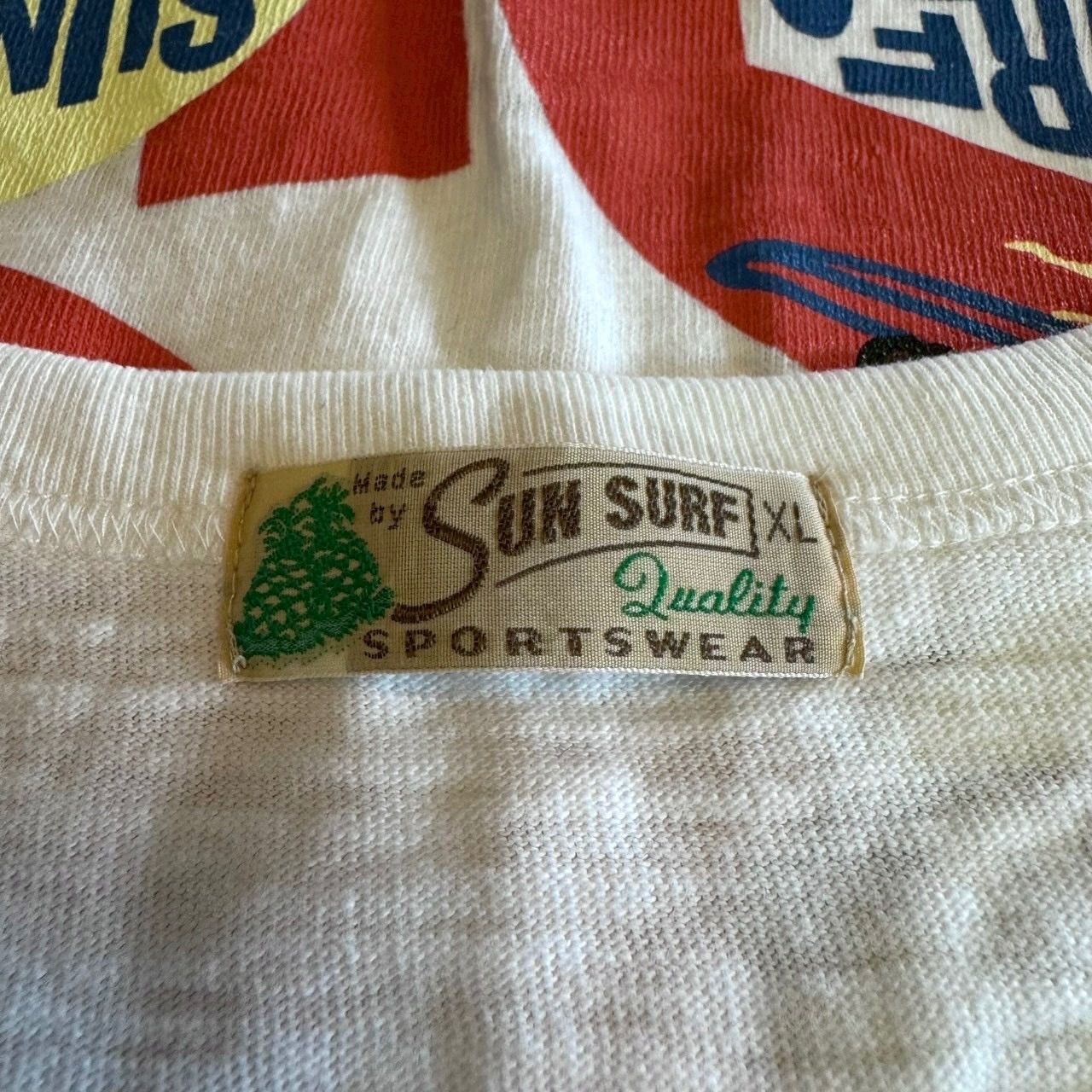 SUN SURF サンサーフ 東洋エンタープライズ 日本製 ホワイト 両面