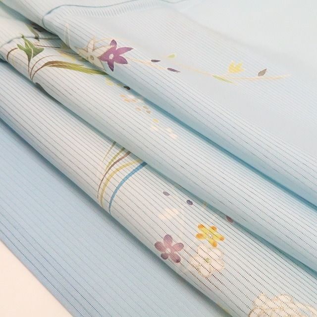 新品・夏訪問着】絽 金駒刺繍 夏着物 正絹 仕付け糸付 トールサイズ
