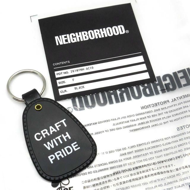 ネイバーフッド NEIGHBORHOOD ADVERTISING KEYHOLDER キーホルダー 黒