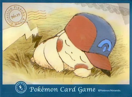 [Used] Supply Pokémon Card Game Deck Shield (sleeve) Pikachu Shinou with a Hat Exclusive Pokemon Center