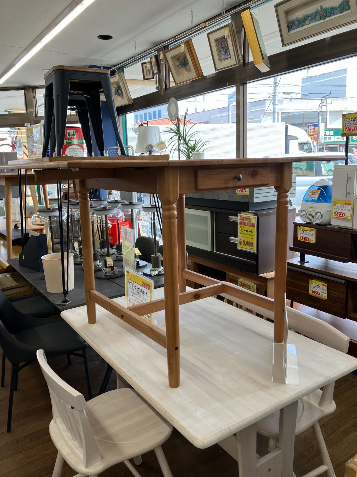 送料込み】IKEA INGATORP バタフライテーブル (A7-159) T - メルカリ