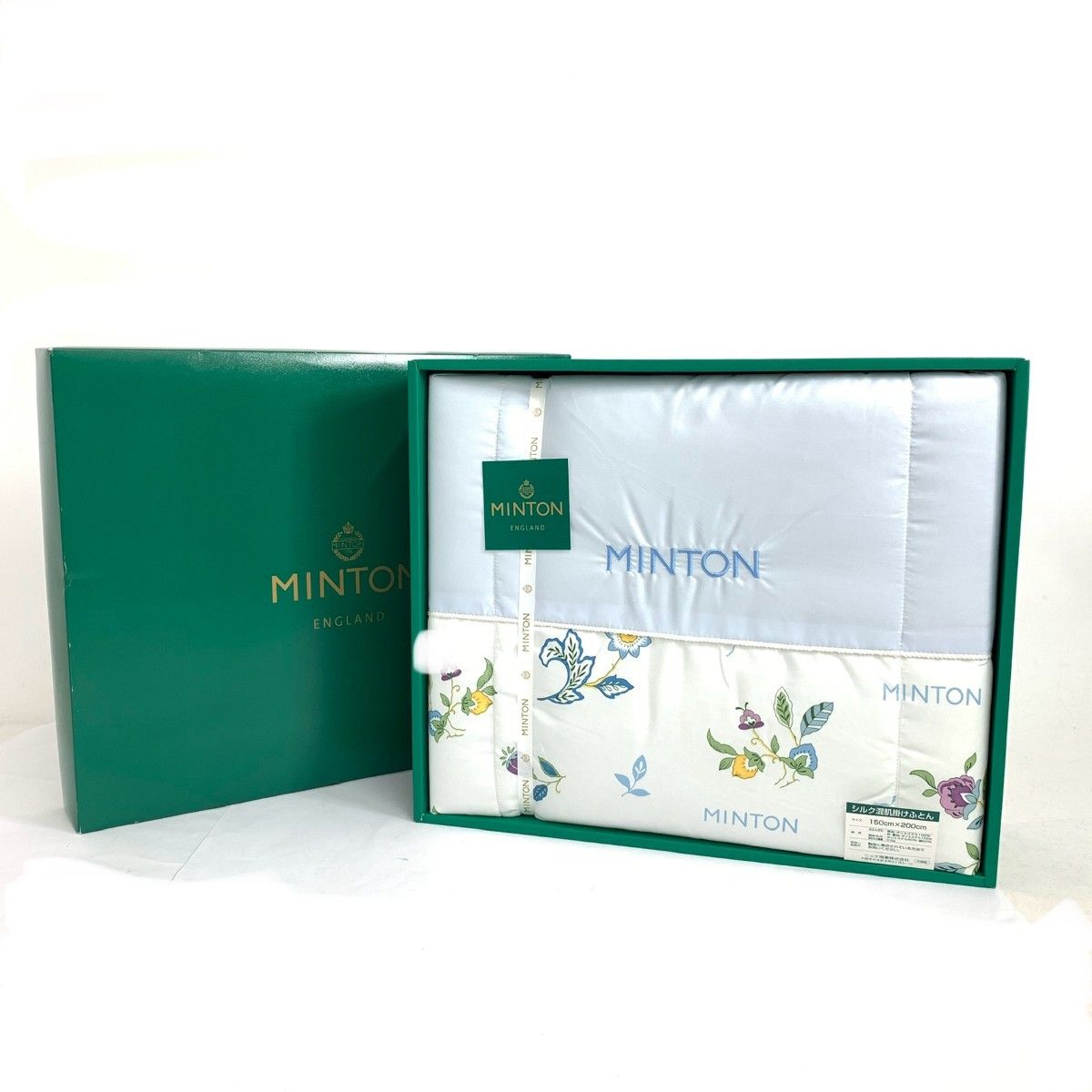 MINTON ミントン シルク混肌掛けふとん 150×200 150×200    ホワイト/ブルー ユニセックス / 240001212102