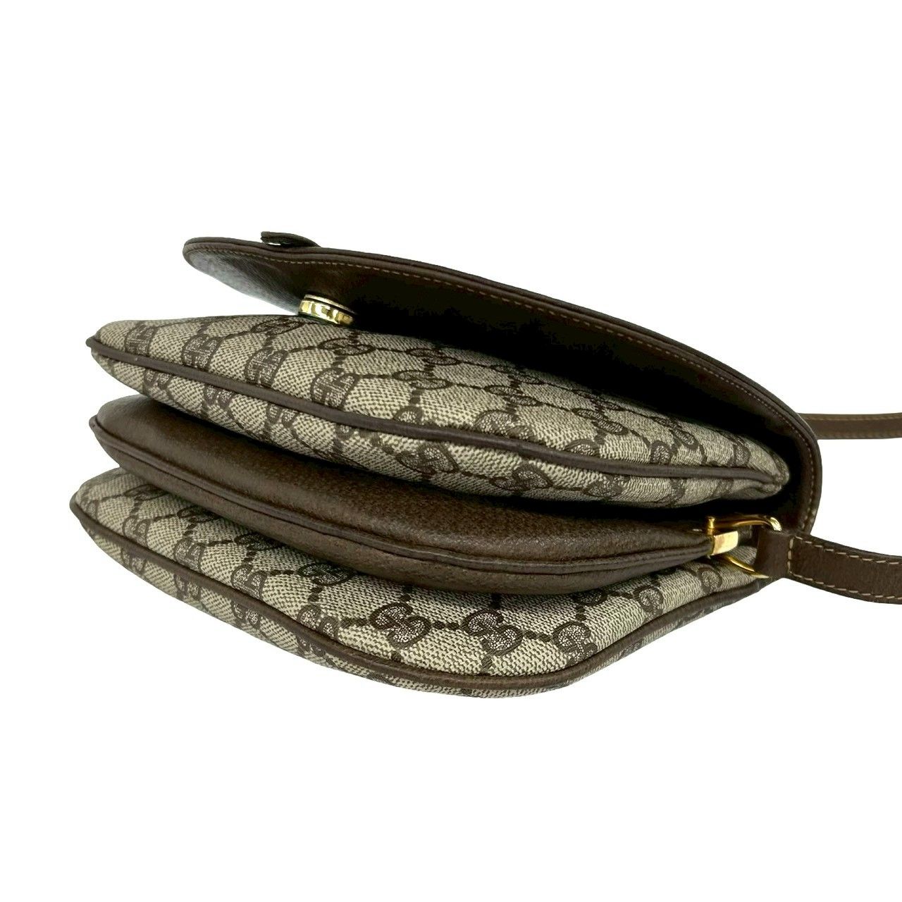 極 美品 GUCCI グッチ オールドグッチ ヴィンテージ GG ロゴ 金具