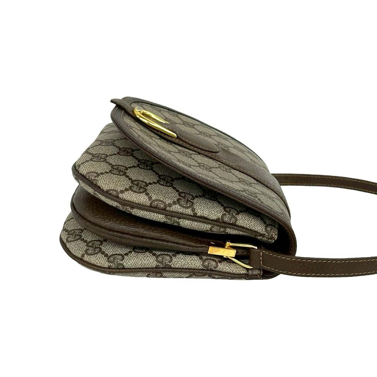極 美品 GUCCI グッチ オールドグッチ ヴィンテージ GG ロゴ 金具