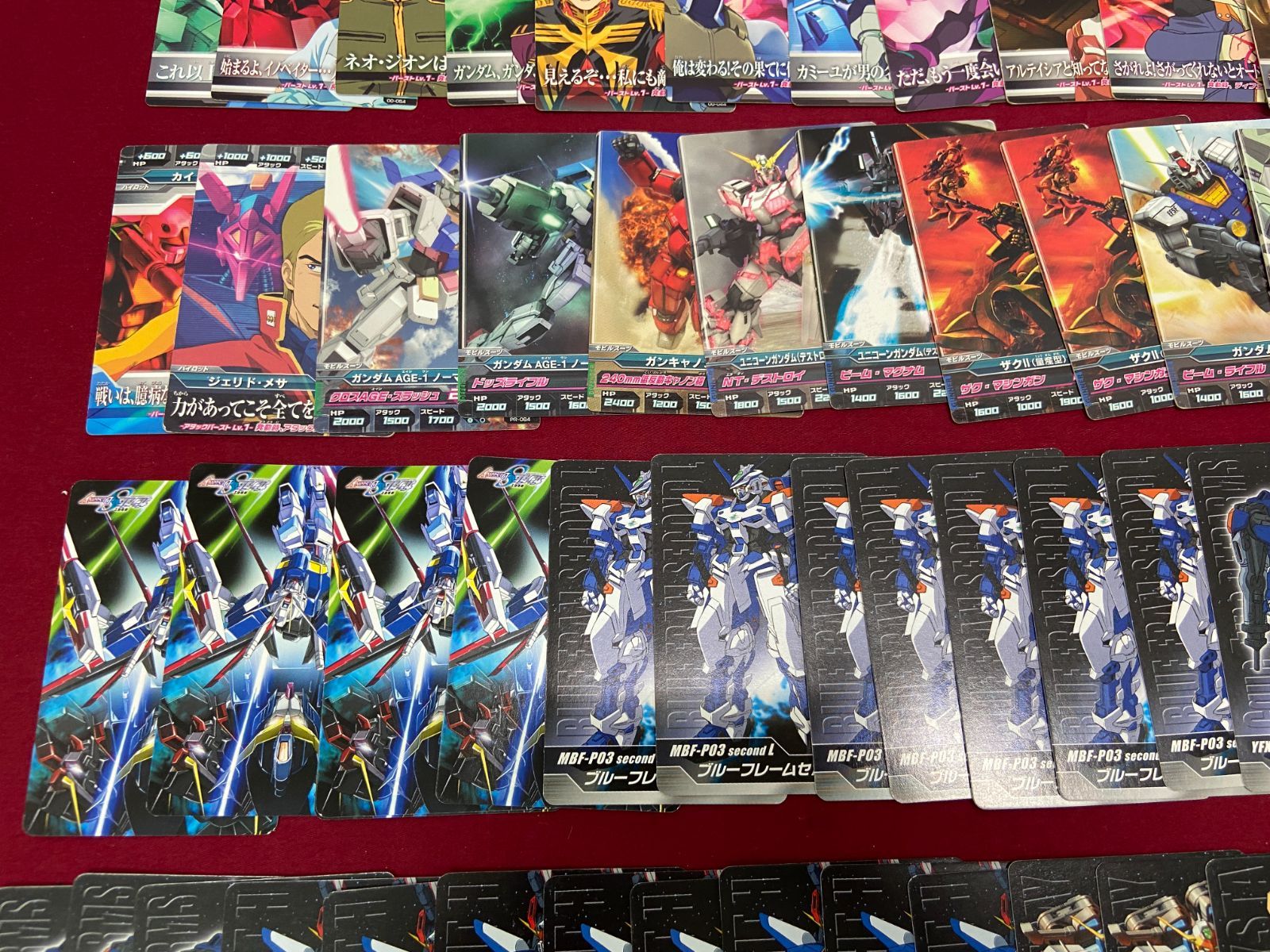 カメ】 機動戦士ガンダムSEED カードダス 大量 まとめ セット 710