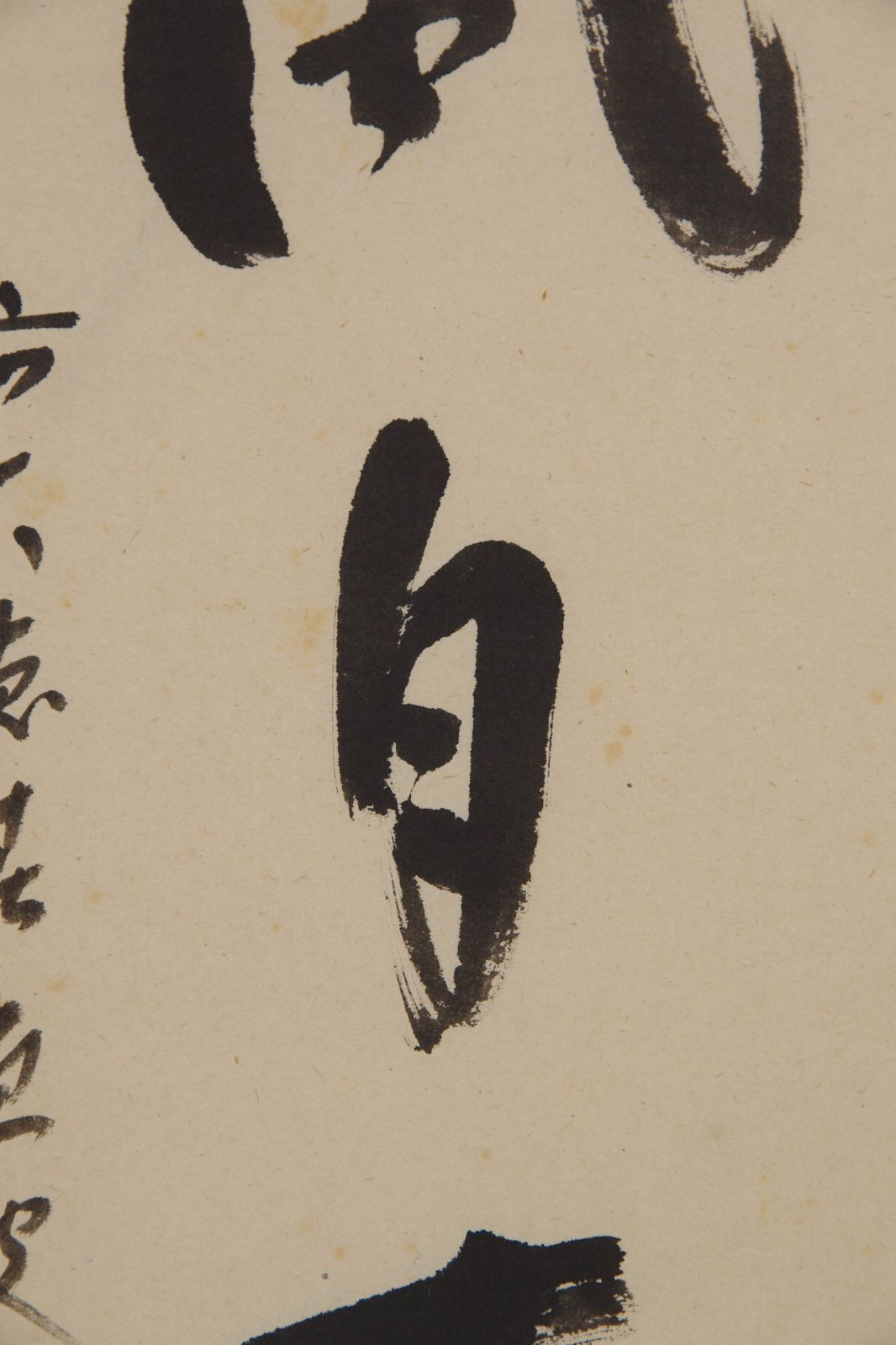 掛軸【前大徳 福本積應 一行書 薫風自南来】紙本 共箱 宝林寺 茶掛