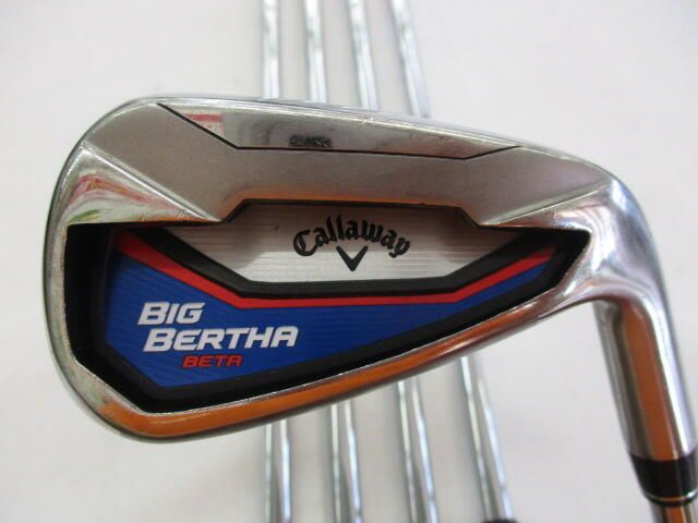 キャロウェイ　BIG BERTHA BETA　GS 90 CPT　R300フレックス　アイアンセット　中古　ゴルフドゥ！高松田村店【最短即日発送】 13,537円