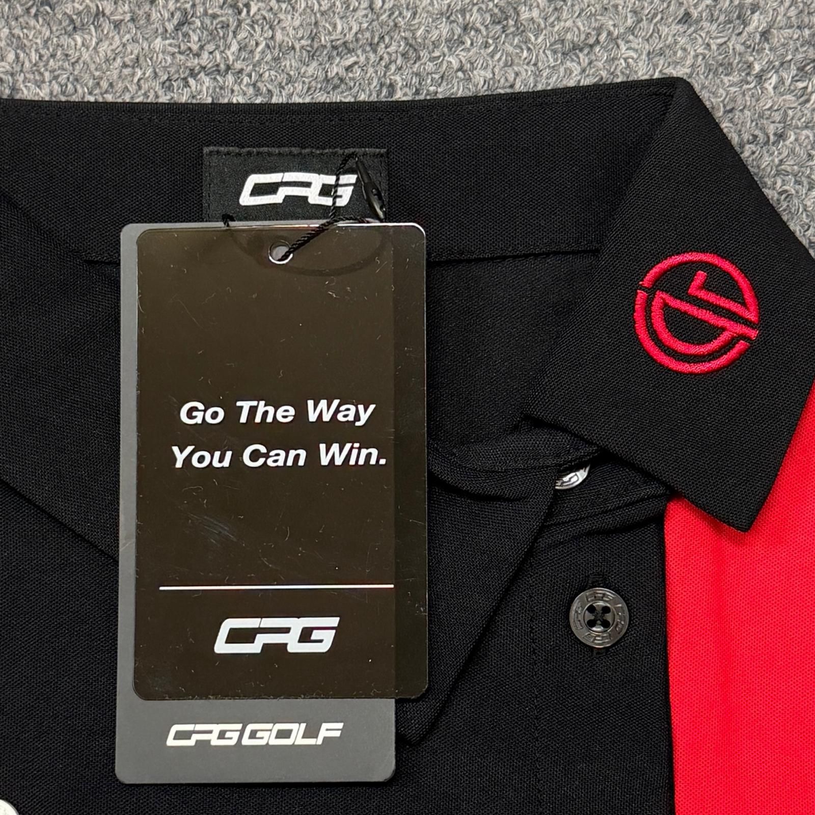 参考上代19800円 未使用 CPG GOLF バイカラーノースリーブシャツ