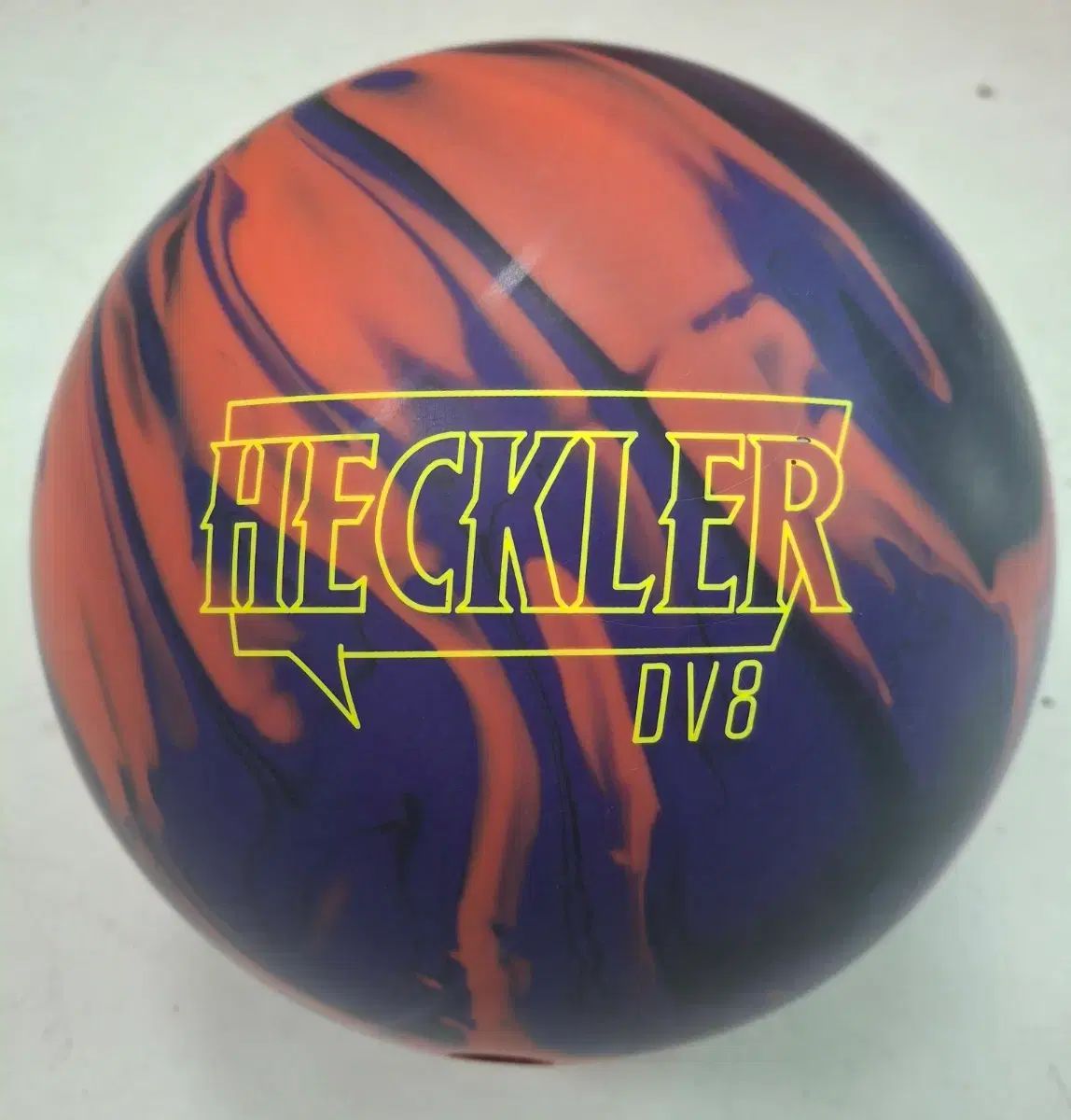 A 級 中古ボーリングボール- 15 パウンド- DV7 ヘックラー フックボール-公式球-トゥーPing
