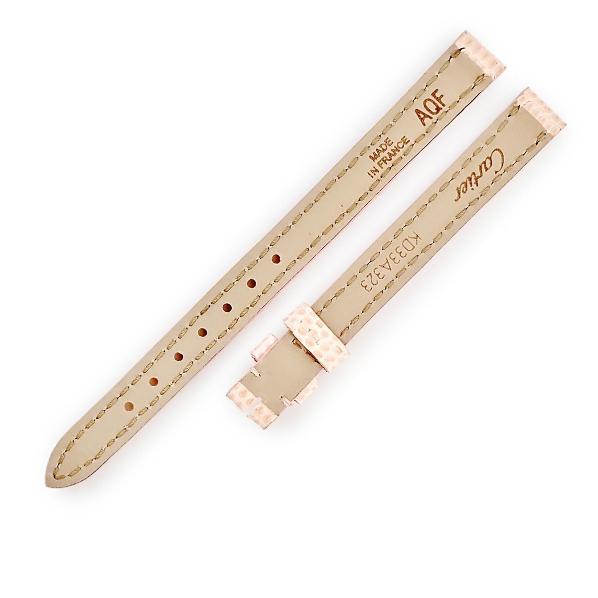 カルティエ Cartier 腕時計パーツ 純正 リザードバンド リザード