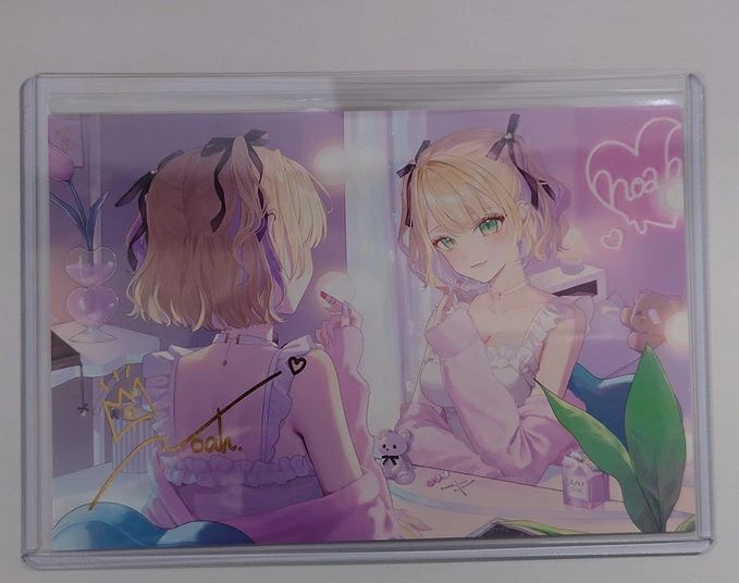 胡桃のあ 箔押しポストカード 胡桃のあ ポストカード ぶいすぽっ! 胡桃のあ 胡桃の日記念2024 セット