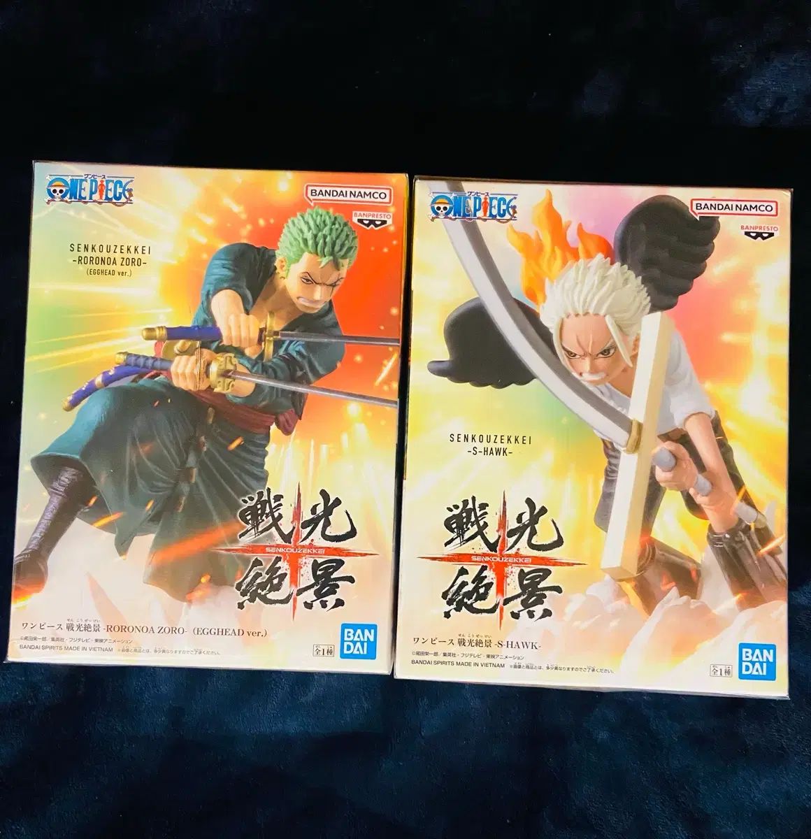 正規品/未開封) ONE PIECE ゾロ Sホーク 電光絶景 フィギュア セット