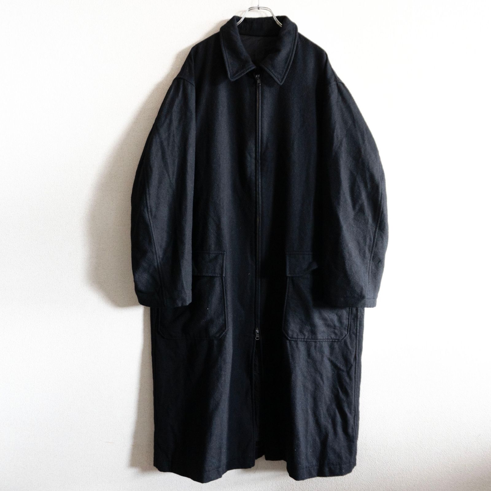 アーカイブ】Y's for men【ダブルジップ ウール ロング コート】L