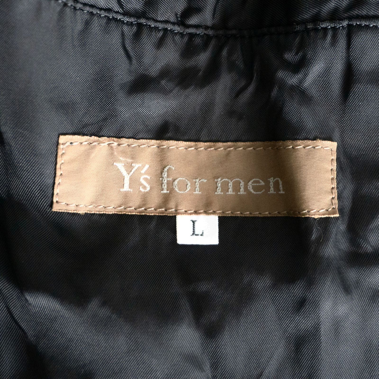 アーカイブ】Y's for men【ダブルジップ ウール ロング コート】L