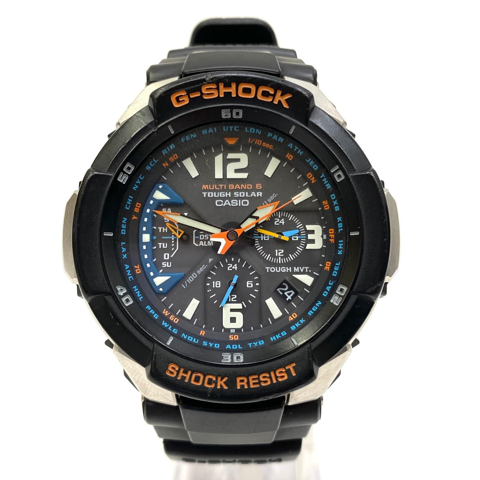 【加古川店】 中古 G-SHOCK | ジーショック 腕時計 SKY COCKPIT GW-3000M-4AER ブラック 【131】