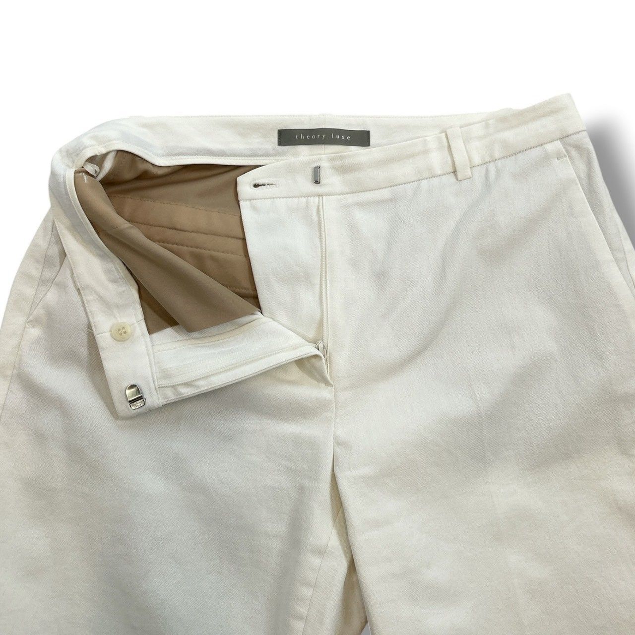 theory luxe セオリーリュクス COTTON LINEN STRET SOMI コットン
